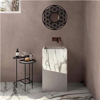 Metal Duvar Dekorları Pütürlü Siyah Wm-006