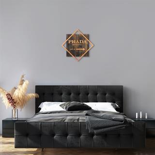 Wt-018-Copper Metal Ahşap Duvar Panoları Wt-018-B