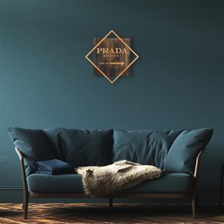Wt-018-Copper Metal Ahşap Duvar Panoları Wt-018-B