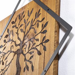 Metal Ahşap Duvar Panoları Wt-024
