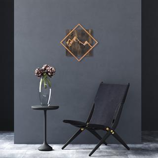 Wt-029-Copper Metal Ahşap Duvar Panoları Wt-029-B