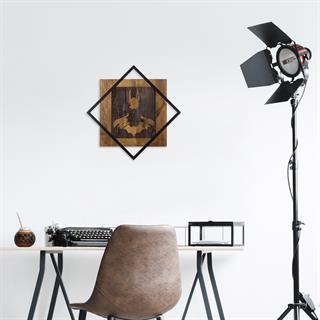 Metal Ahşap Duvar Panoları Wt-035
