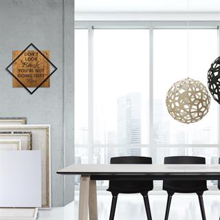 Metal Ahşap Duvar Panoları Wt-036