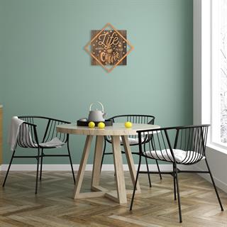 Wt-037-Copper Metal Ahşap Duvar Panoları Wt-037-B