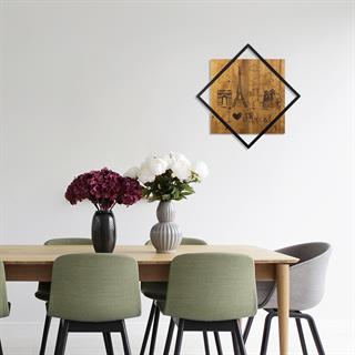 Metal Ahşap Duvar Panoları Wt-043