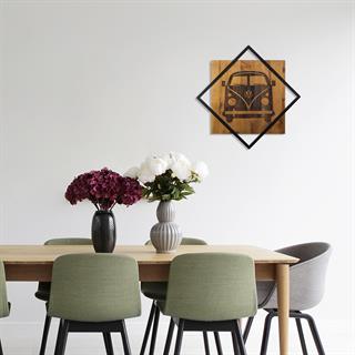 Metal Ahşap Duvar Panoları Wt-048