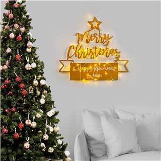 Xmas-004-A Duvar Aydınlatması Gold Model-Xmas-004-A