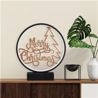 Masa Aydınlatması Pütürlü Siyah Bakır Boya Xmas-034