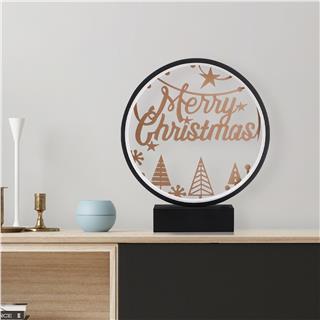Masa Aydınlatması Pütürlü Siyah Bakır Boya Xmas-036