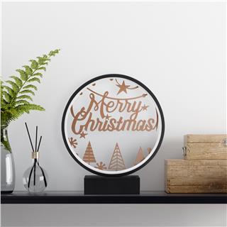 Masa Aydınlatması Pütürlü Siyah Bakır Boya Xmas-036