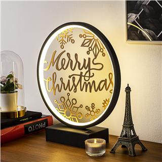 Masa Aydınlatması Pütürlü Siyah Bakır Boya Xmas-037