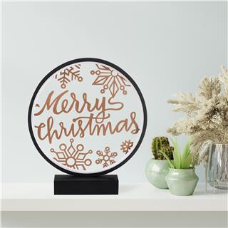 Masa Aydınlatması Pütürlü Siyah Bakır Boya Xmas-037