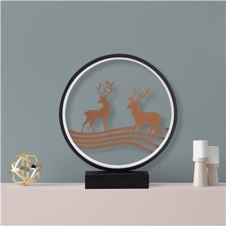 Masa Aydınlatması Pütürlü Siyah Bakır Boya Xmas-038