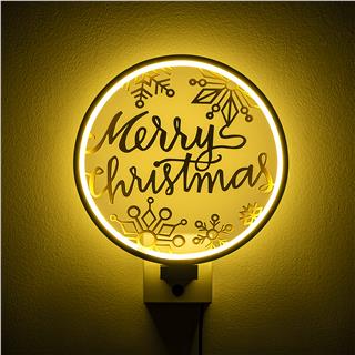 Duvar Aydınlatması Pütürlü Beyaz Parlak Gold Xmas-045-A