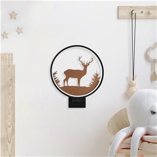 Duvar Aydınlatması Pütürlü Siyah Bakır Boya Xmas-047