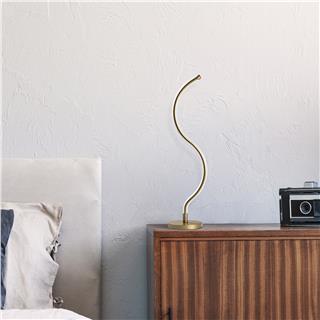 LedLi Masa Lambası Parlak Gold Yılan-13277