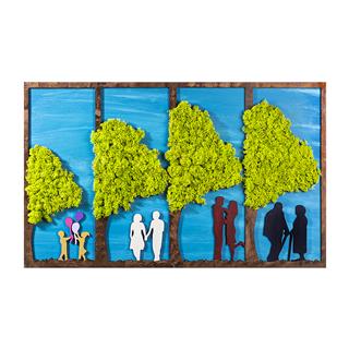 Yosun Duvar Dekorları Yns-014