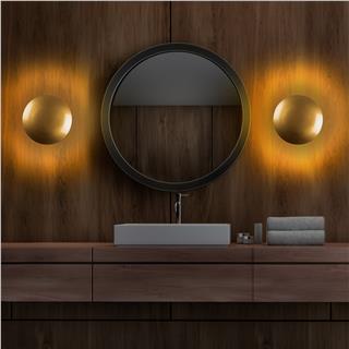 LedLi Ambiyans Aplik Parlak Gold Yosma-13642