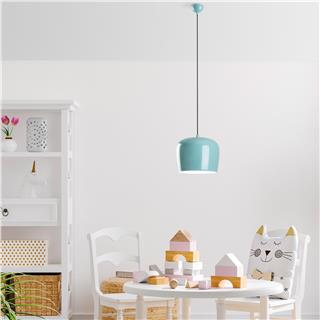 Metal Sıvama Tekli Sarkıt Turkuaz Beyaz Yozgat-N-1409-Turquoıse