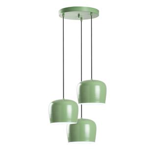 Metal Sıvama 3Lü Tepsi Sarkıt Yeşil Beyaz Yozgat-N-1413-Mıntgreen