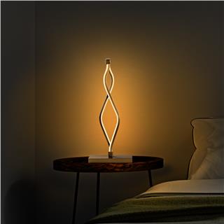LedLi Masa Lambası Parlak Gold Zozo-13292