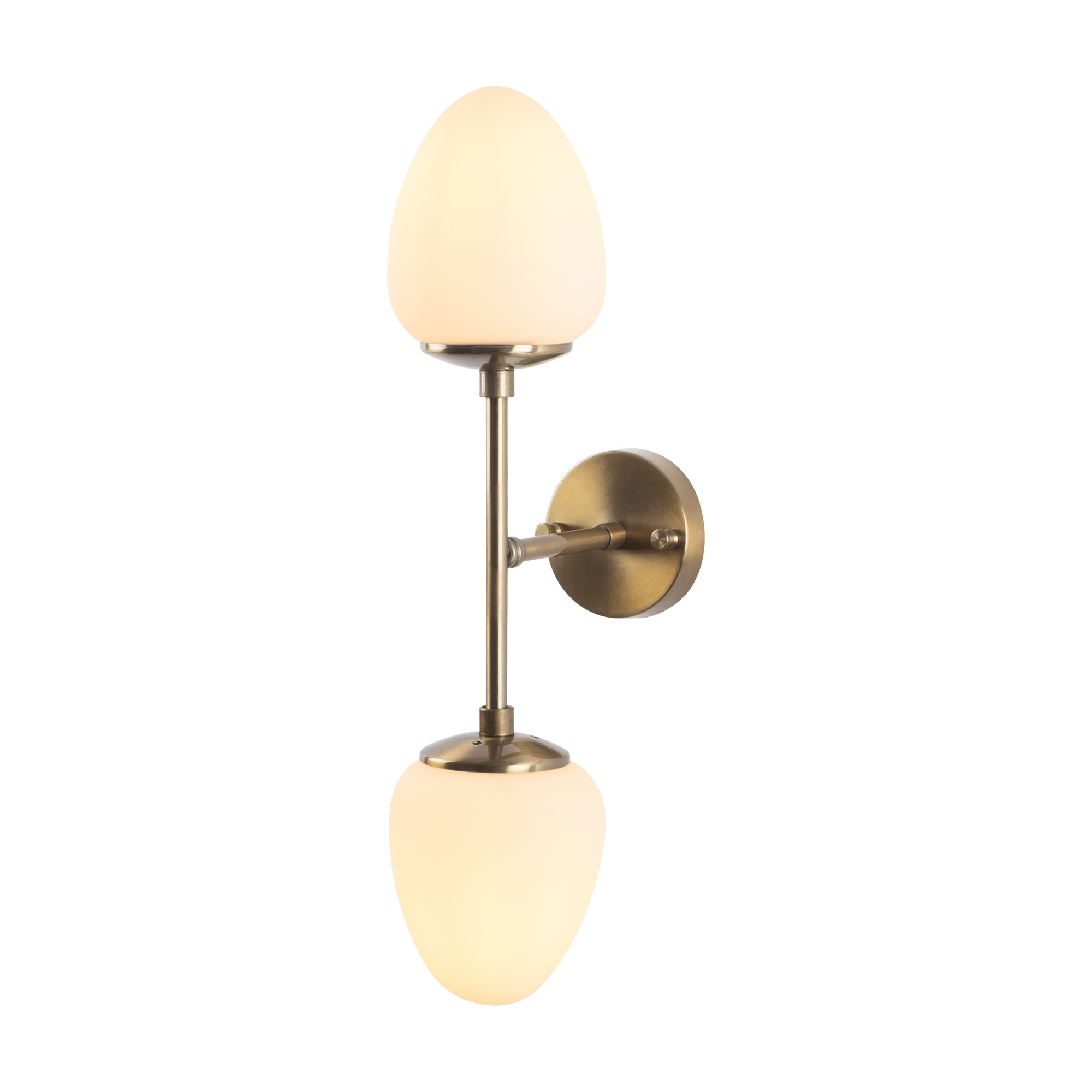 Camlı 2'Li Aplik Parlak Gold Camflo-10370