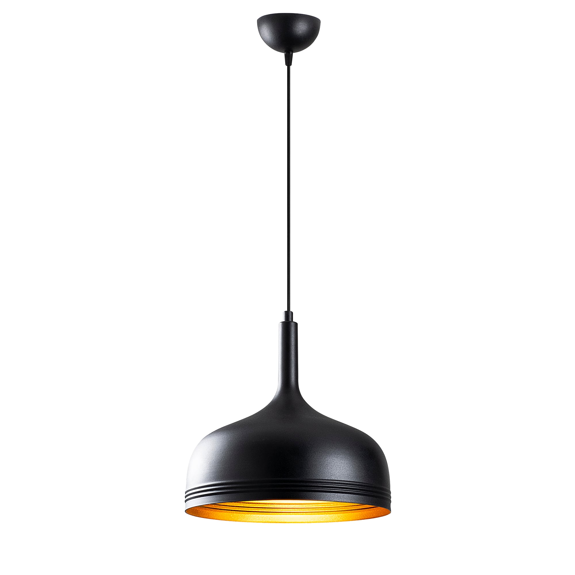 Metal Sıvama Tekli Sarkıt Pütürlü Siyah Cotık-187Black-1