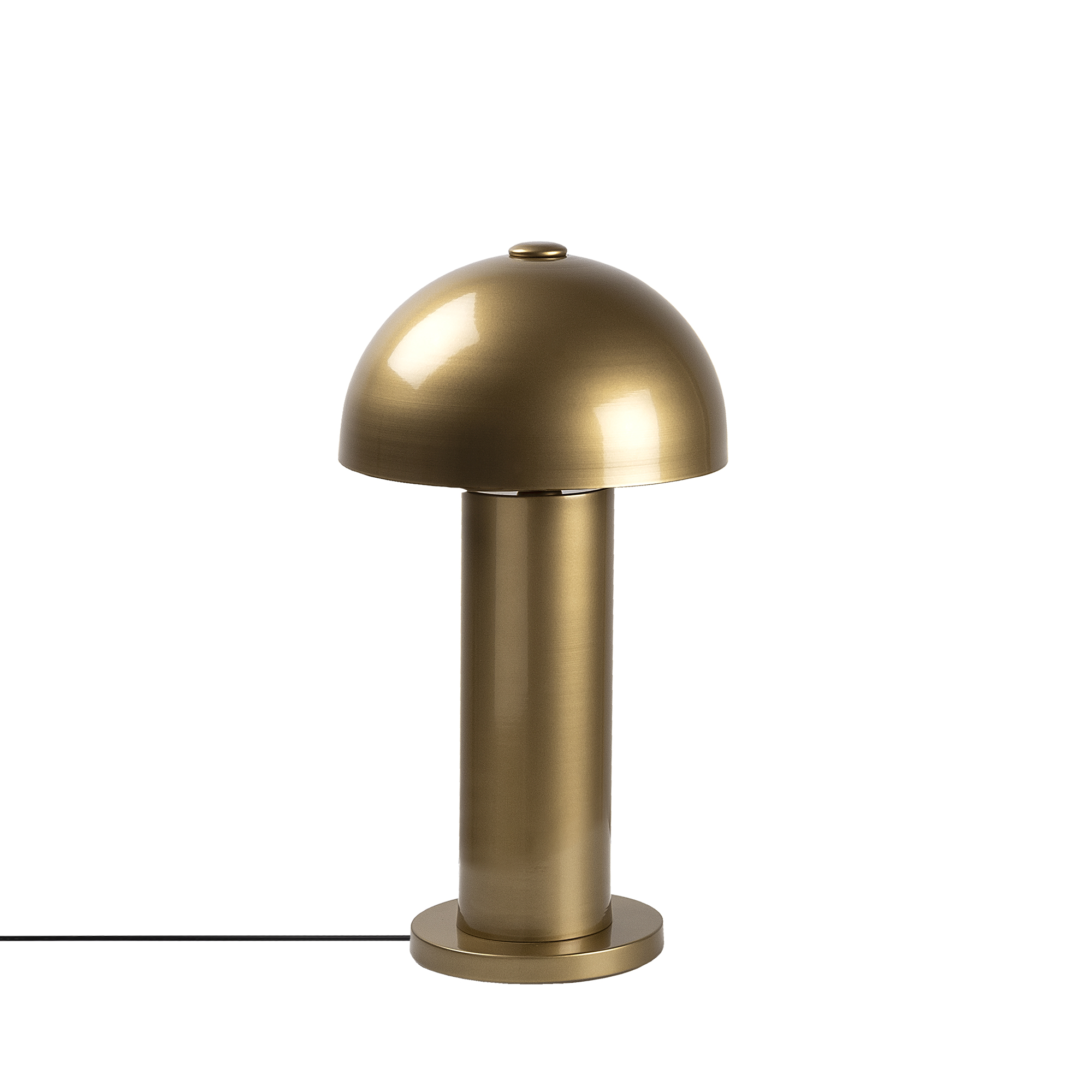 Metal Sıvama Tekli Masa Lambası Parlak Gold Mıxed-11501