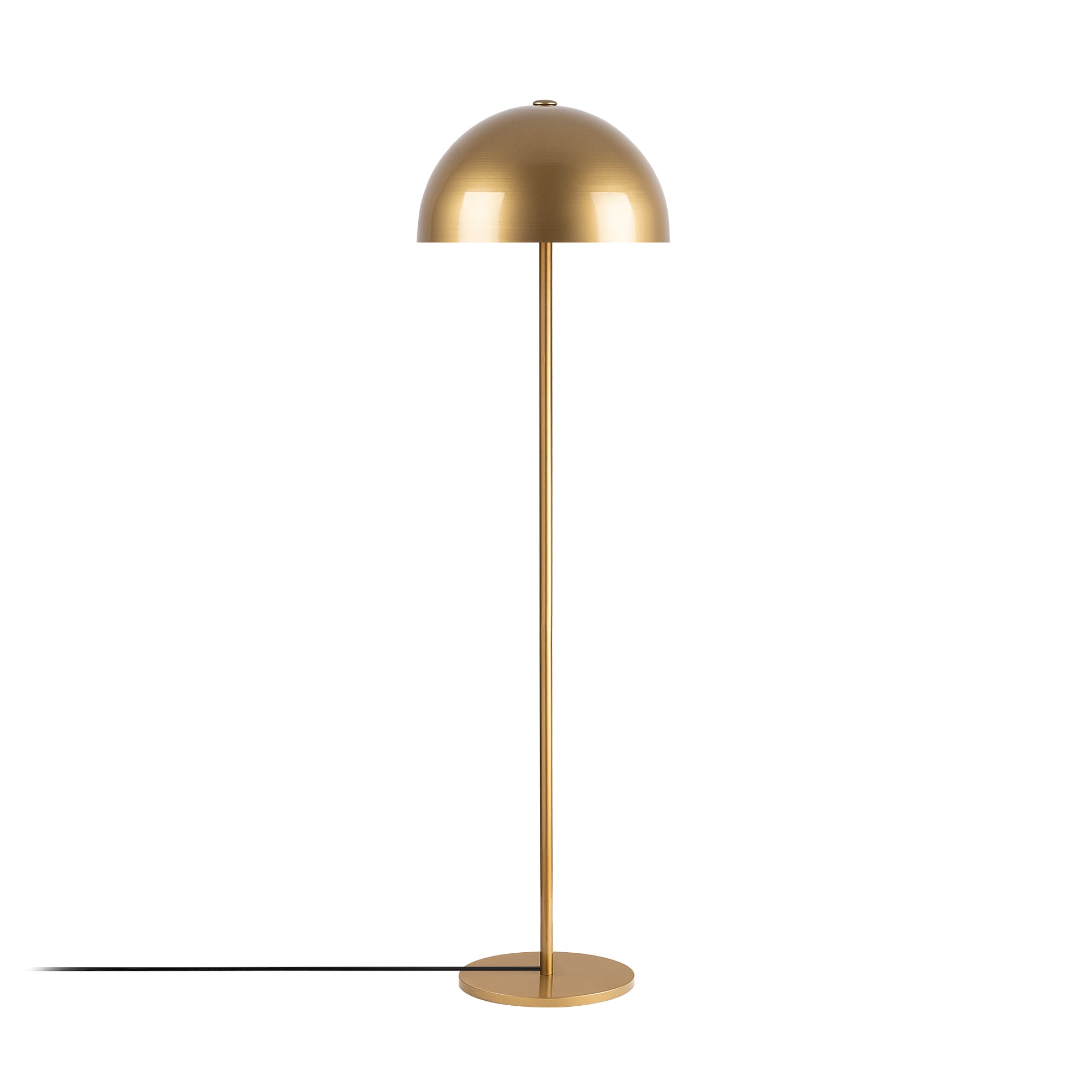 Metal Sıvama Tekli Lambader Parlak Gold Mıxed-11515