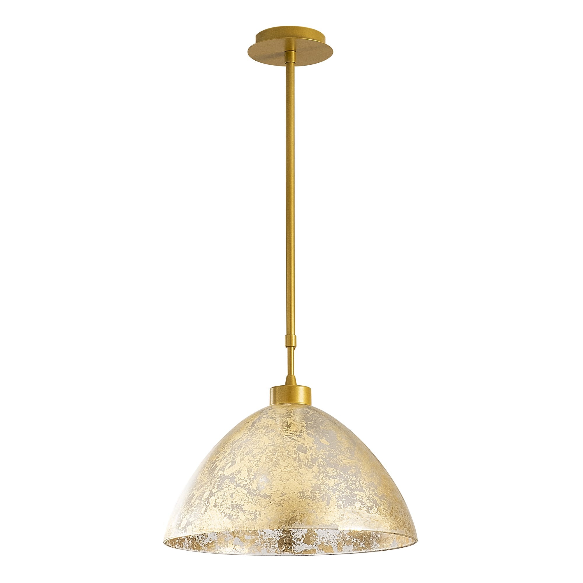 Camlı Tekli Avize Gold Bergama-N-143