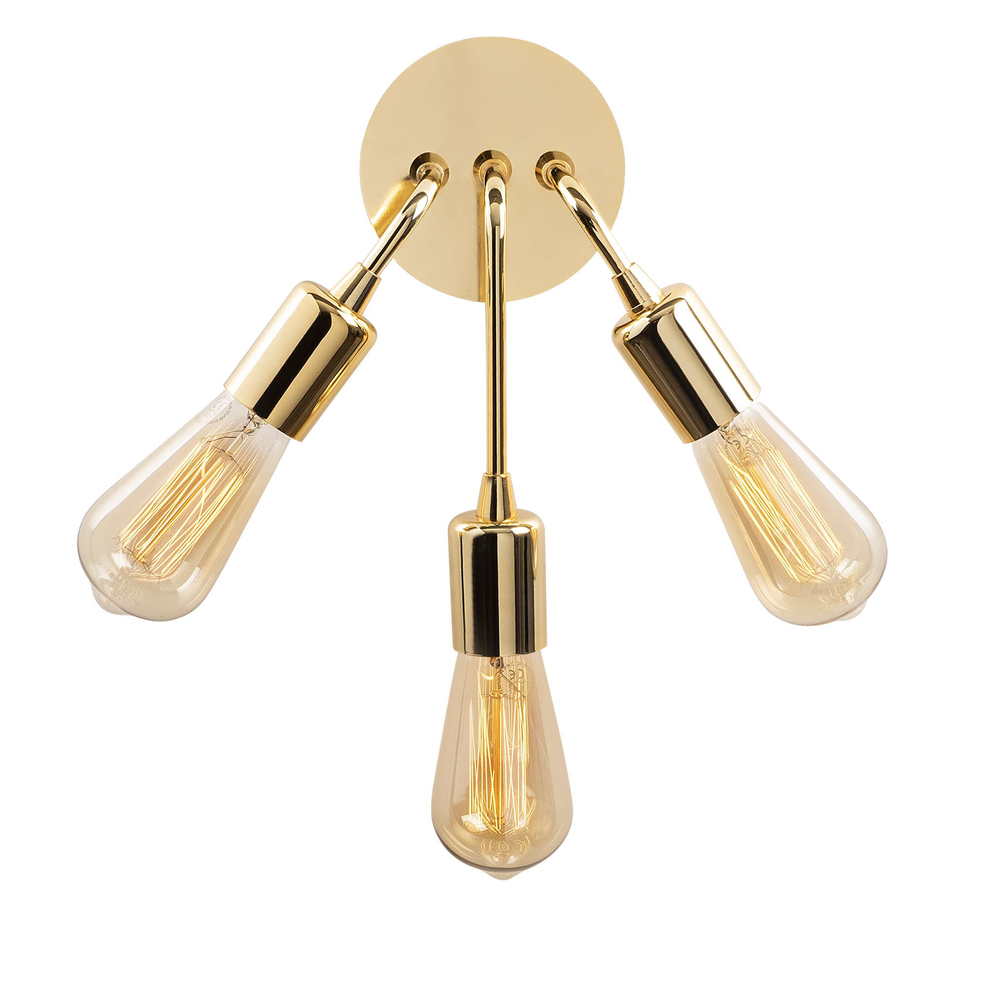 Rustik 3'Lü Aplik Gold Kaplama Harput-N-1337