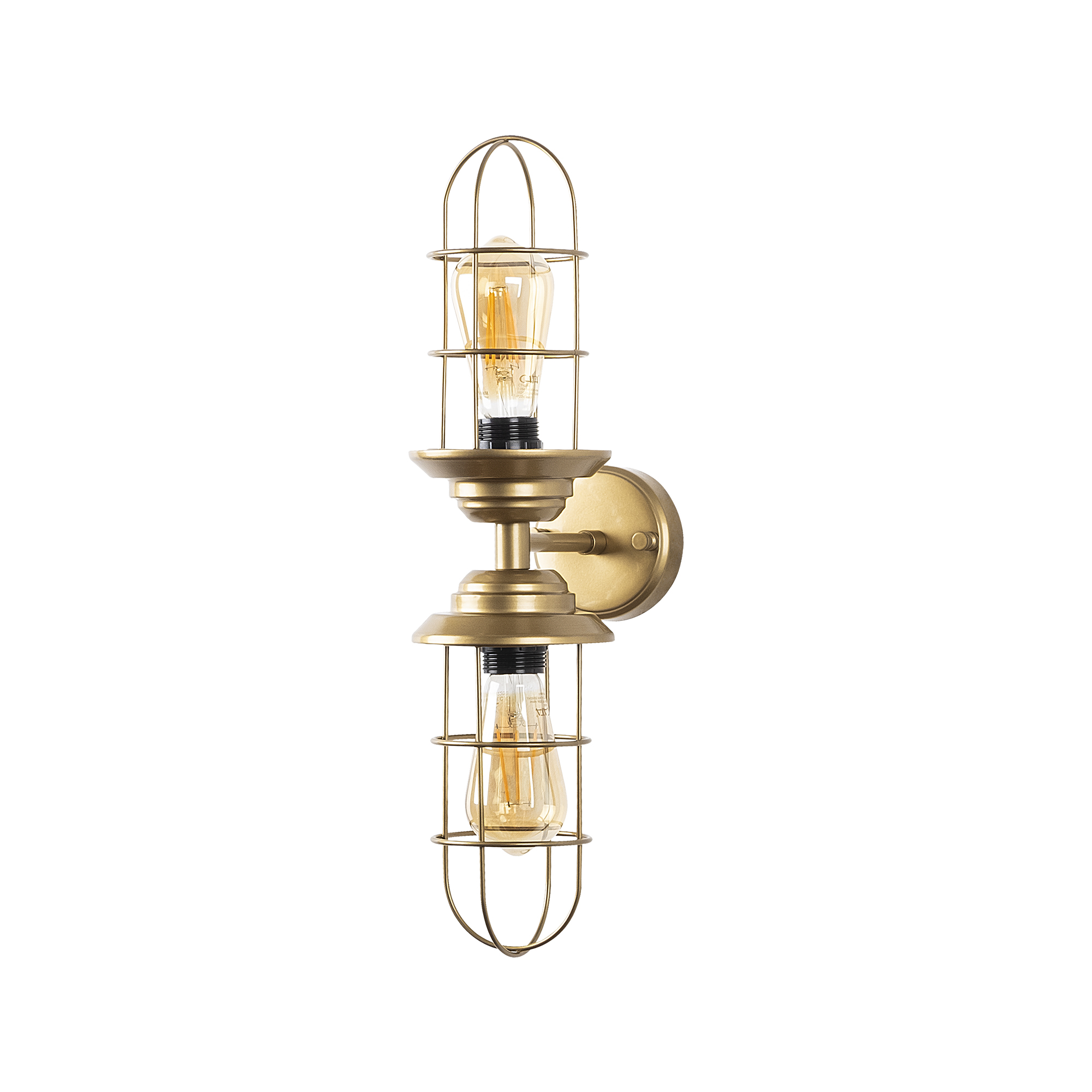 Tel 2'Li Aplik Parlak Gold Mahonı-13208