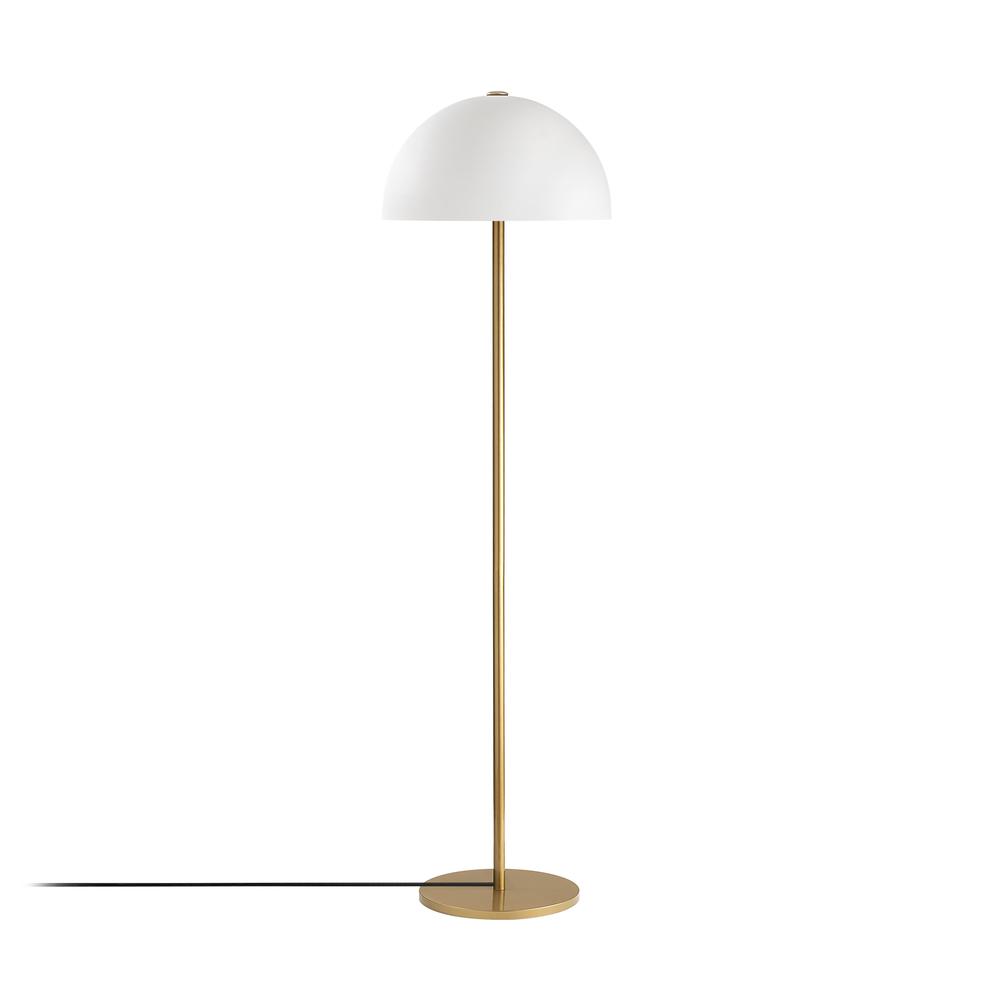Metal Sıvama Tekli Lambader Parlak Gold Mıxed-11514