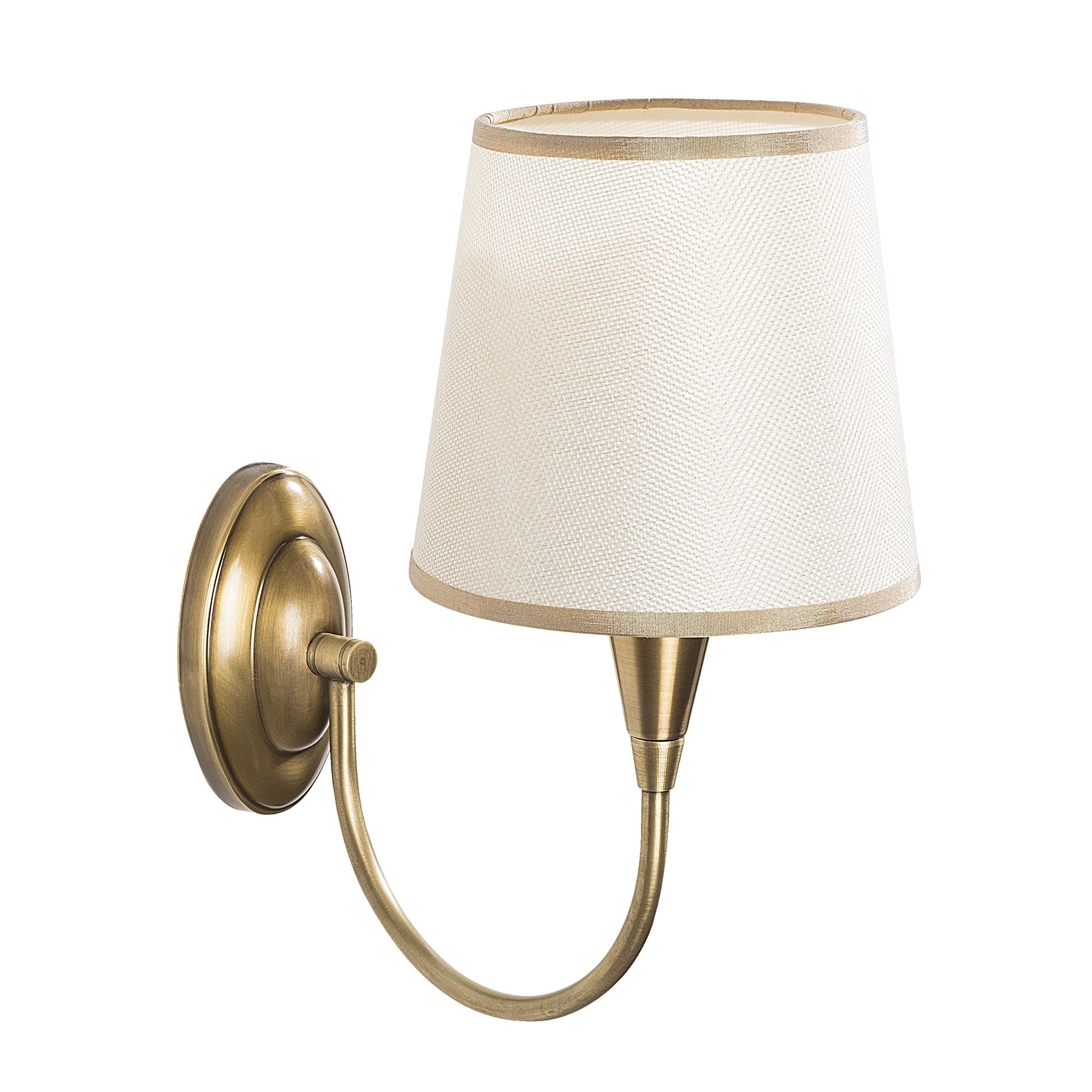 Modern Gold Eskitme Aplik Krem Kumaş Abajur E27 Duy Salon Yatak Başı Duvar Lambası,PARDO-3031