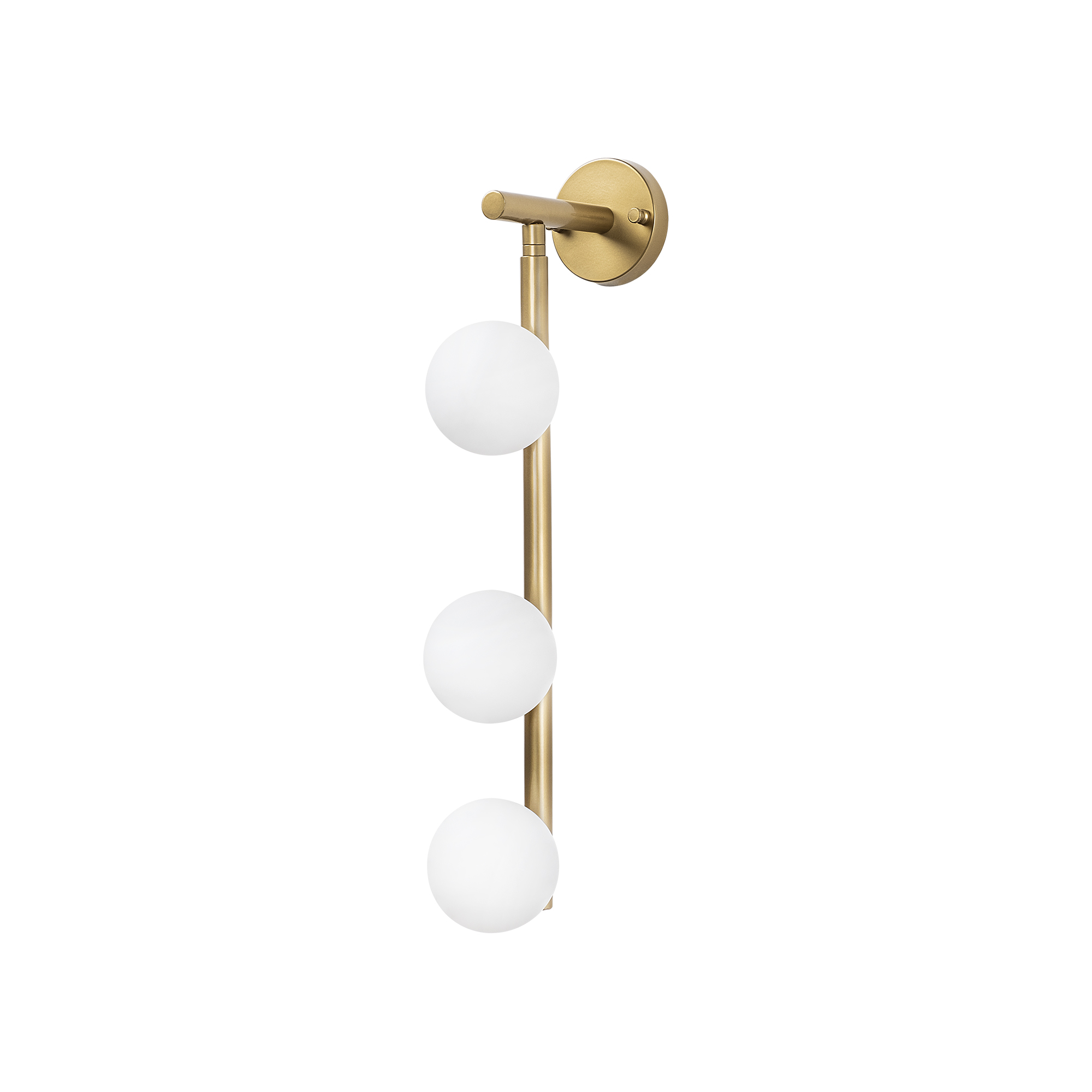 Camlı 3'Lü Aplik Parlak Gold Domıno-11045