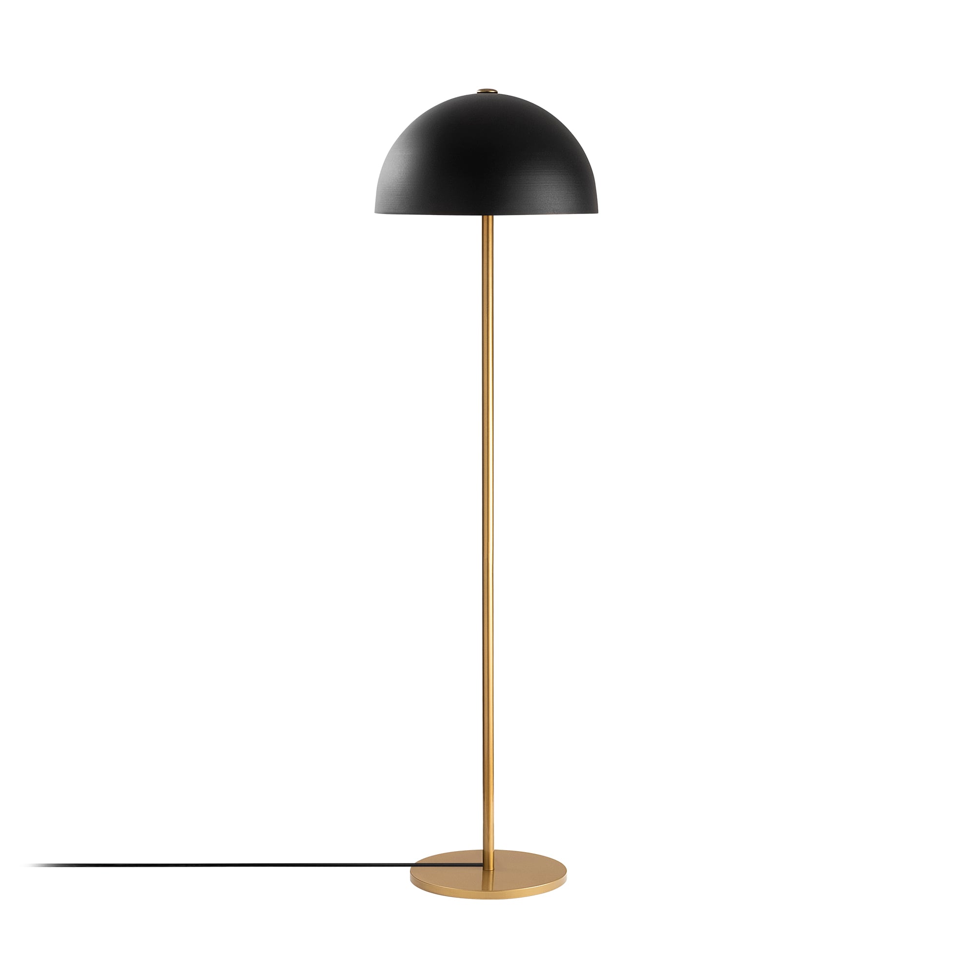 Metal Sıvama Tekli Lambader Parlak Gold Mıxed-11513