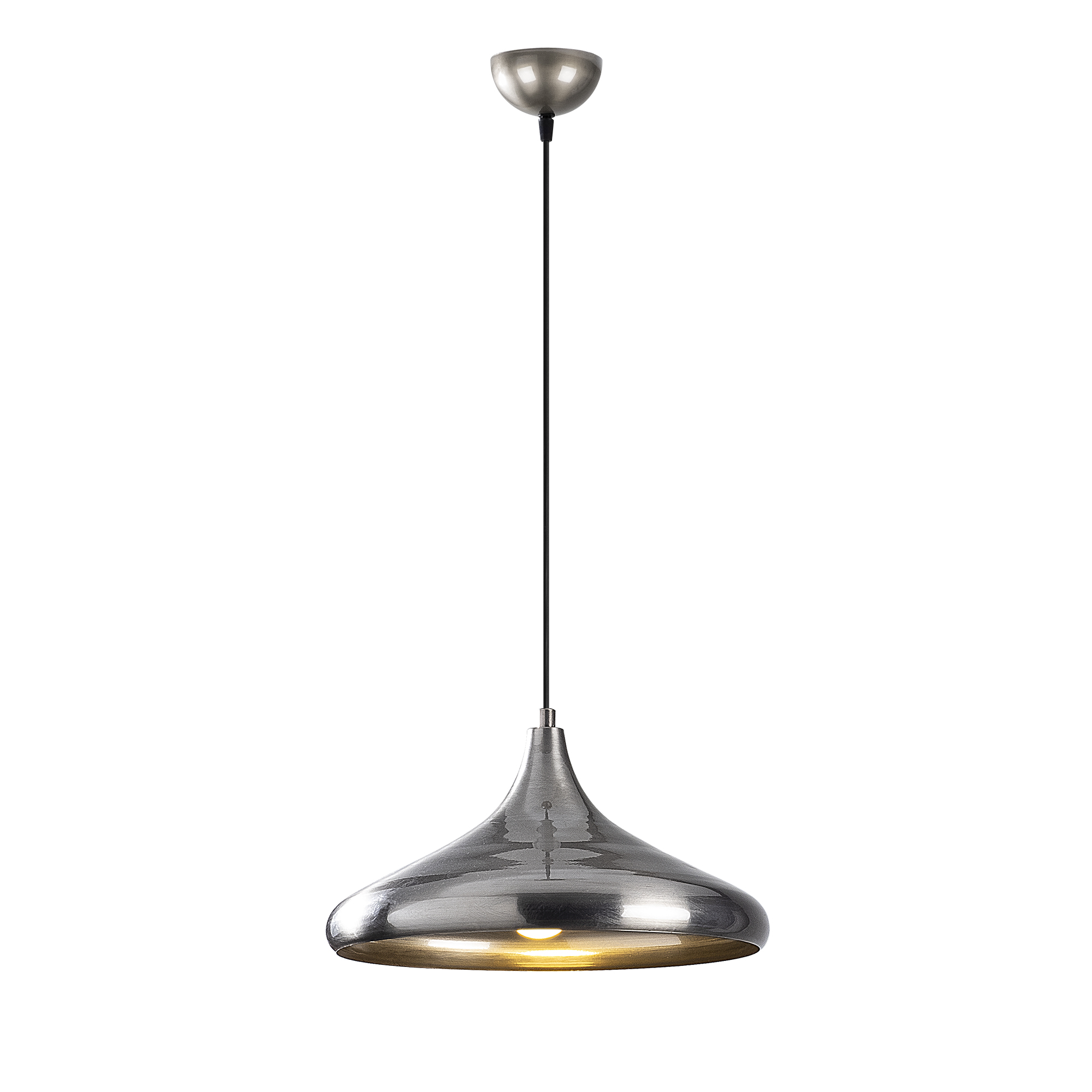 Modern Tekli Sarkıt Avize Metal Sıvama Silver, Tekli Sarkıt Lamba EYSAN-209
