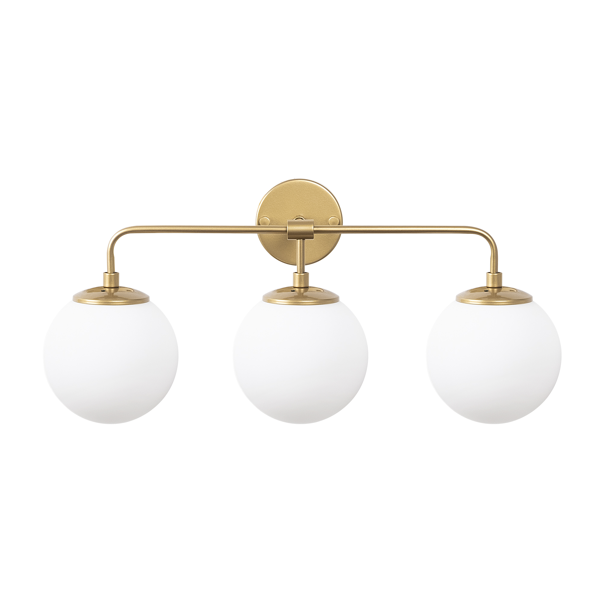 Camlı 3'Lü Aplik Parlak Gold Horn-12205
