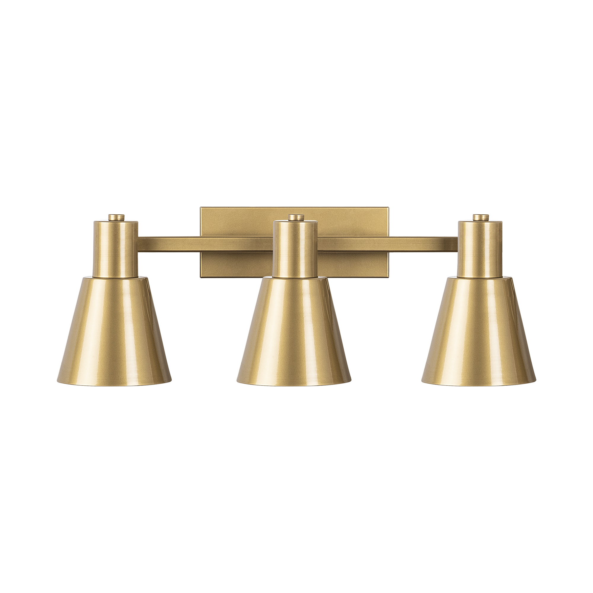 Metal Sıvama 3'Lü Aplik Parlak Gold Funnel-13095