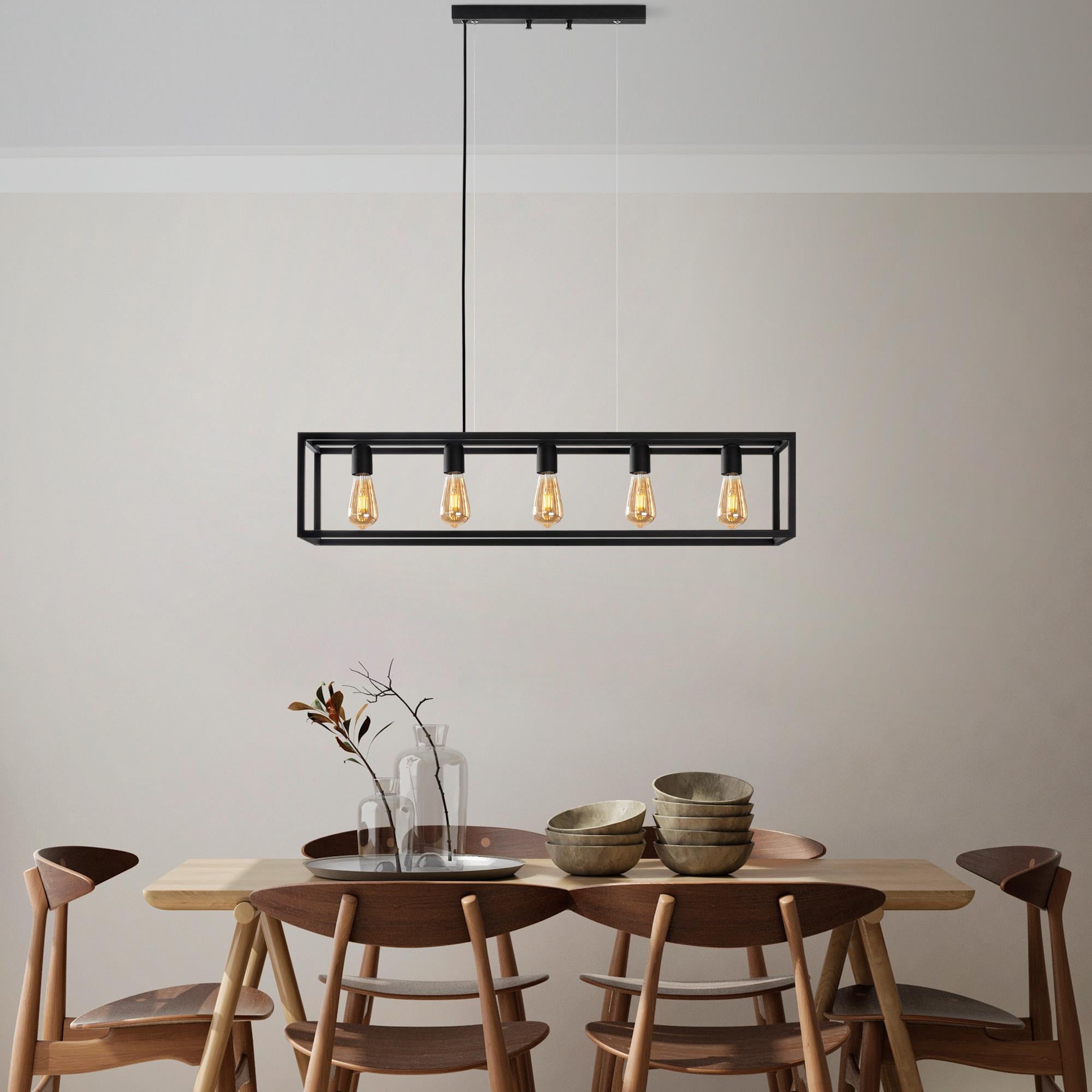 KAFES-13748, RUSTİK  5'Lİ AVİZE 
