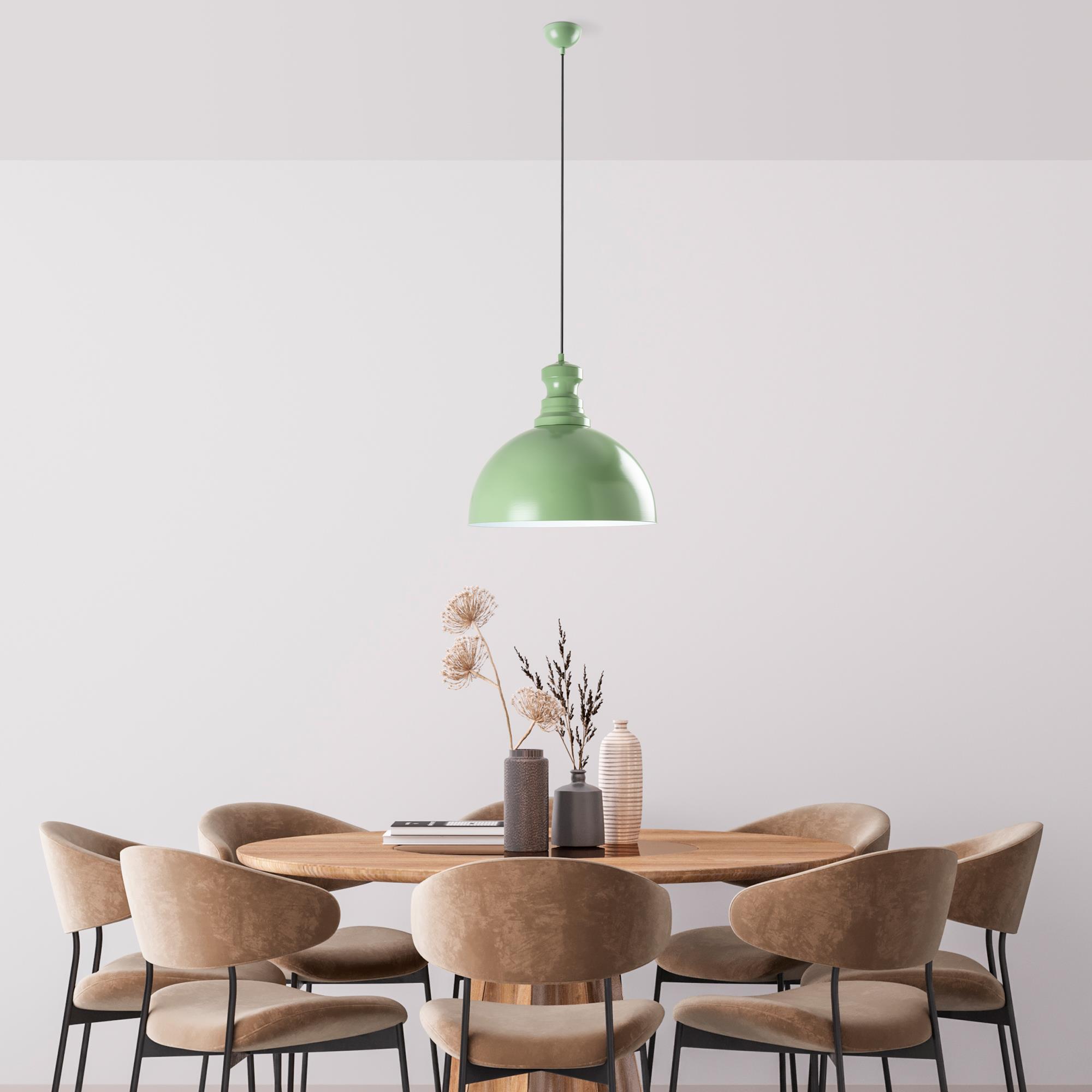 KURE-40-228-MINTGREEN, METAL SIVAMA TEKLİ SARKIT
