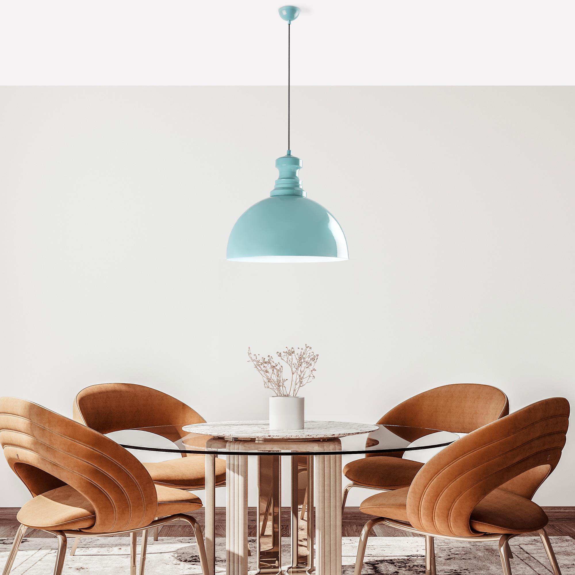 KURE-40-228-TURQUOISE, METAL SIVAMA TEKLİ SARKIT