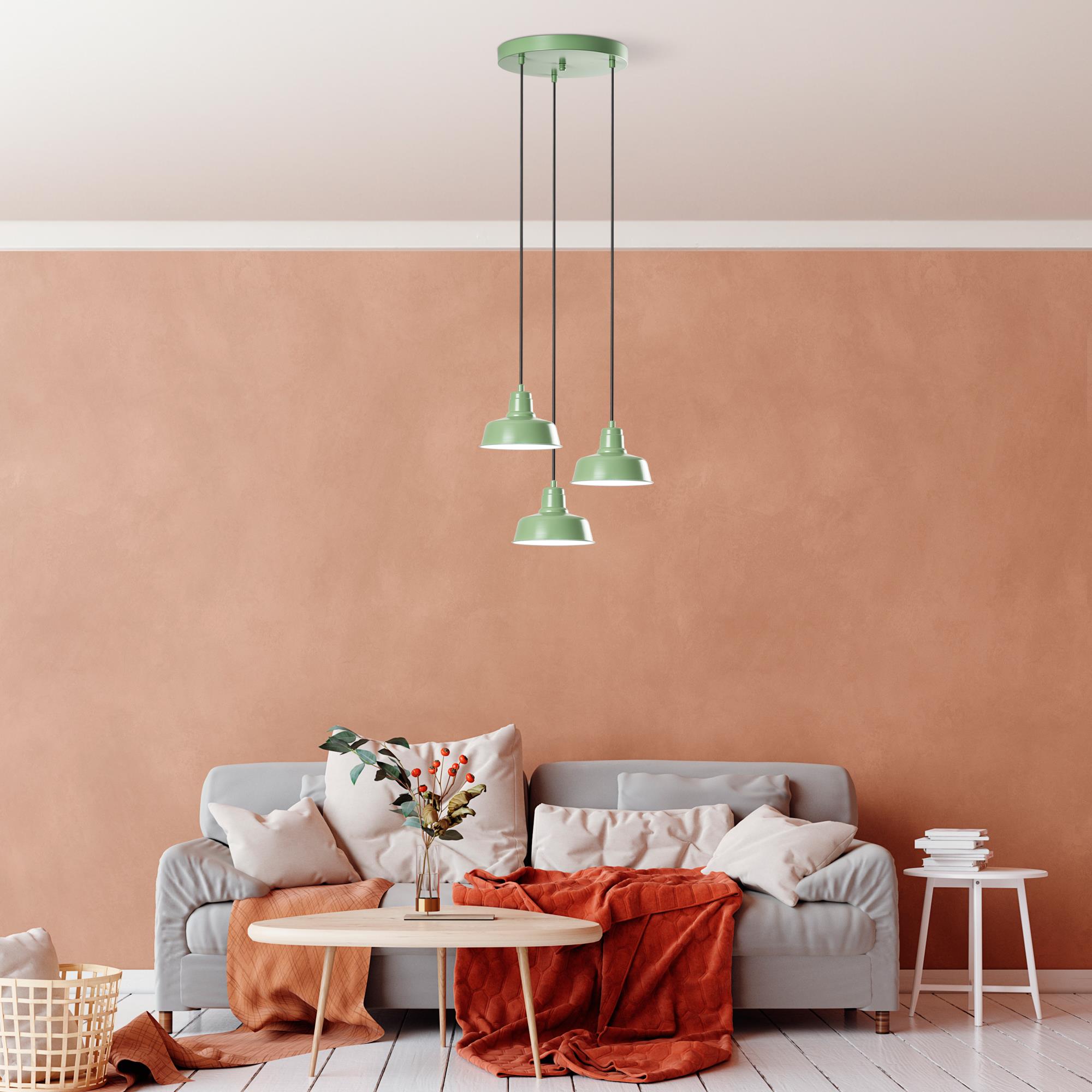 MEMATI-181MINTGREEN-3, METAL SIVAMA 3'LÜ TEPSİ SARKIT