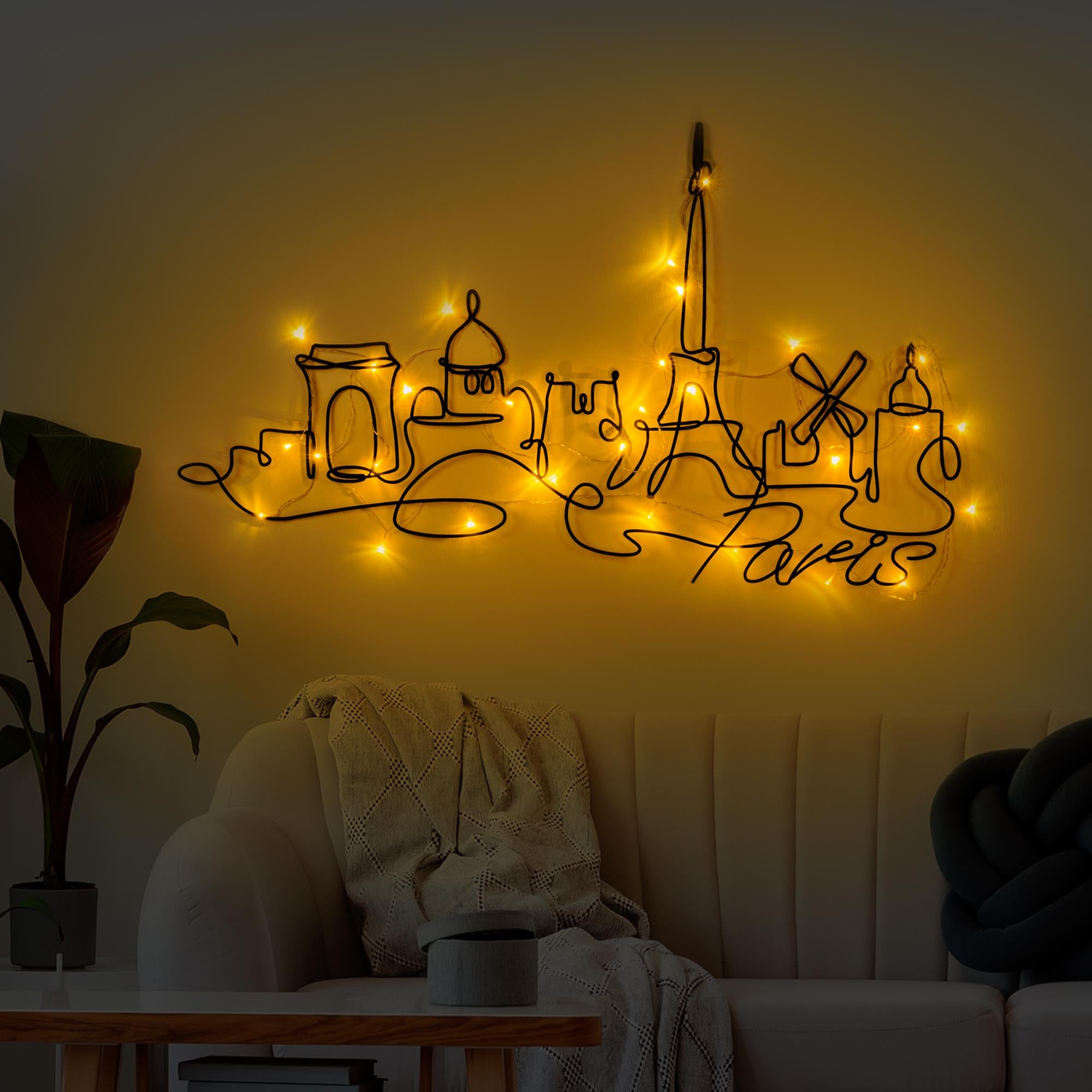 MODEL-245-LED METAL DUVAR DEKORLARI