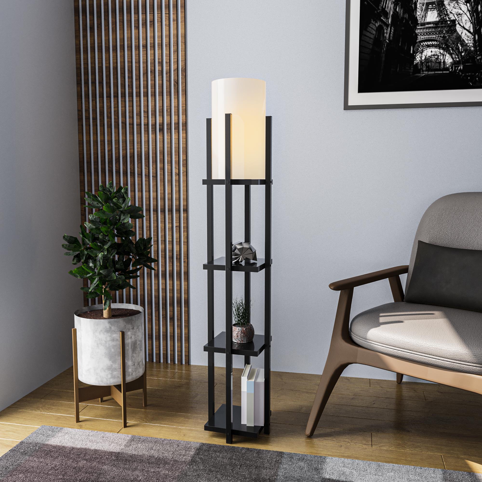 SHELFLAMP-8111, ABAJUR BAŞLIKLI TEKLİ LAMBADER 
