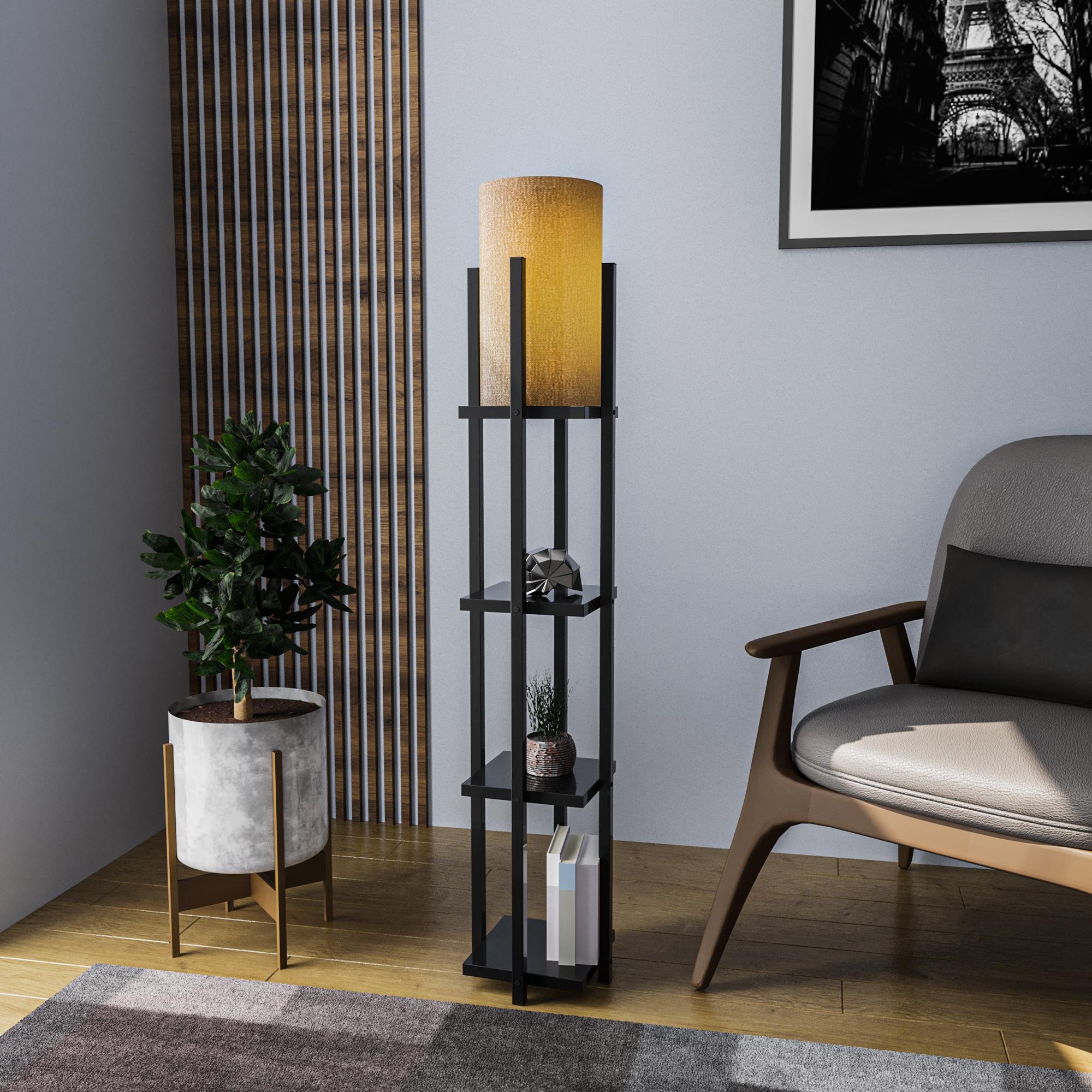 SHELFLAMP-8112, ABAJUR BAŞLIKLI TEKLİ LAMBADER 