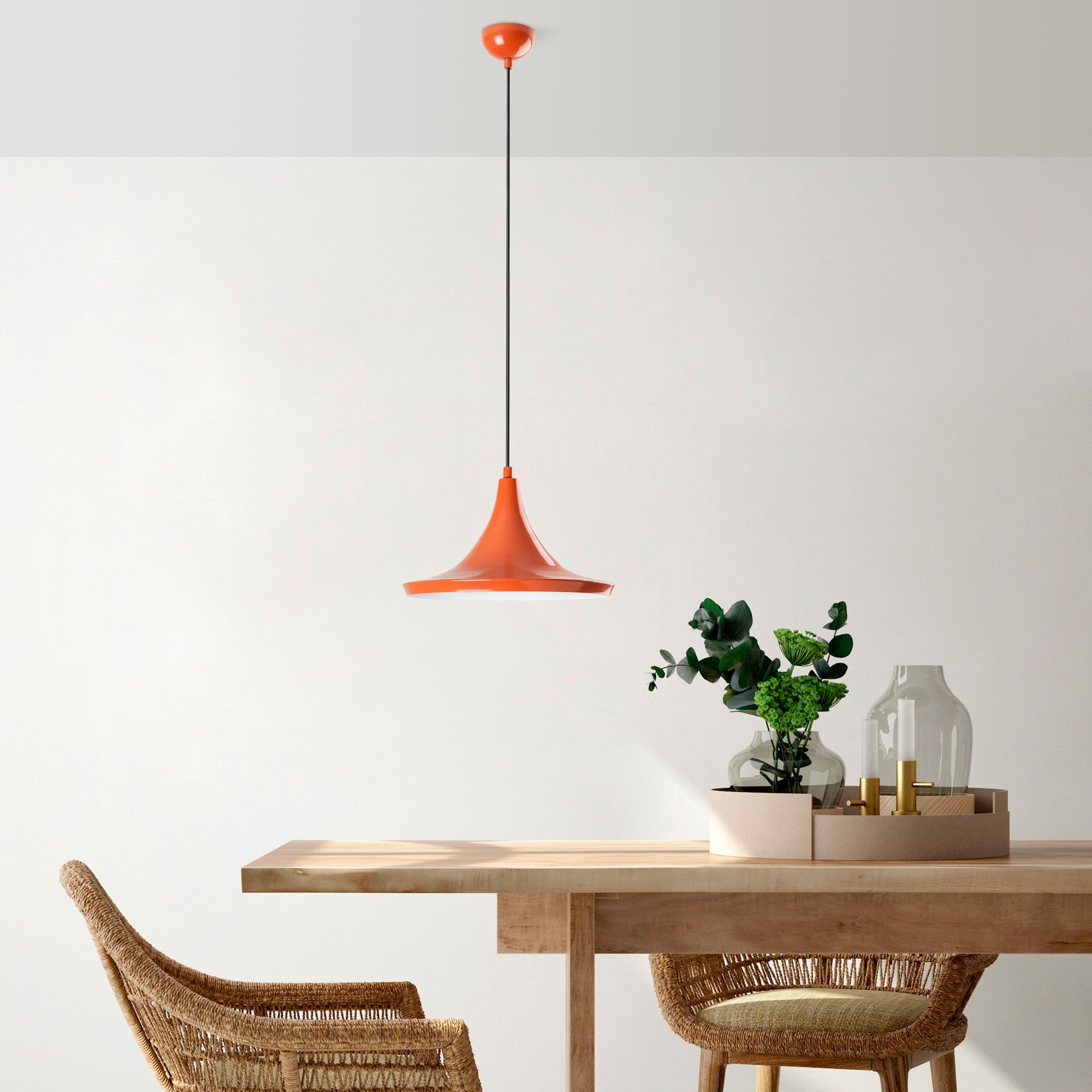 TOM-3531-ORANGE, METAL SIVAMA TEKLİ SARKIT