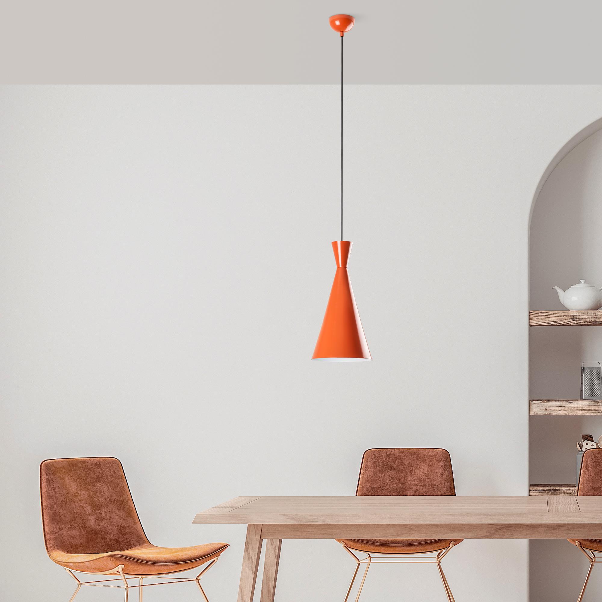 TOM-3541-ORANGE, METAL SIVAMA TEKLİ SARKIT