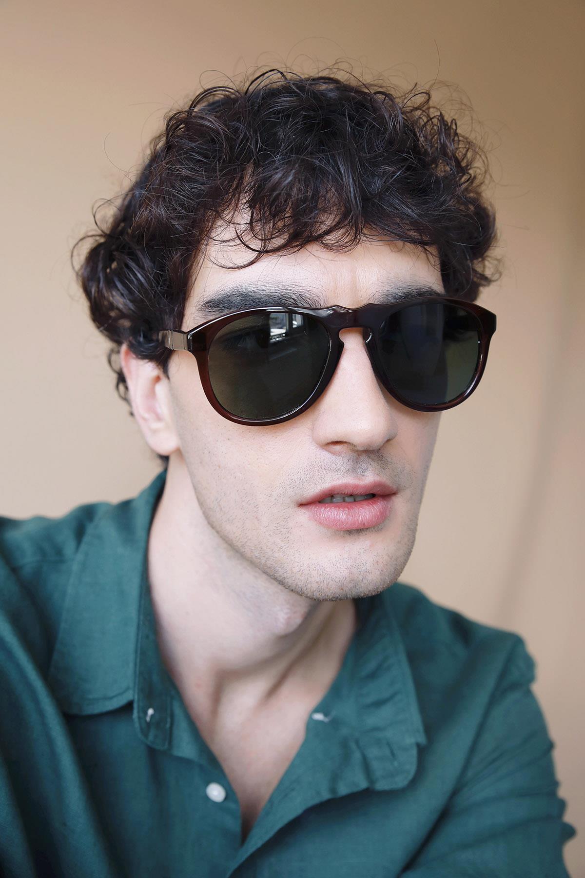 Bennett Dark Brown Green Erkek Güneş Gözlüğü