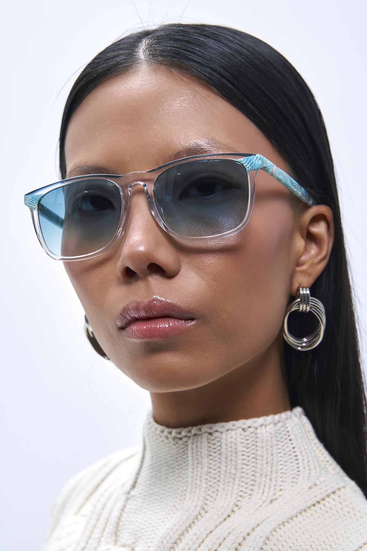 Doyle Clear Green Degrade Güneş Gözlüğü